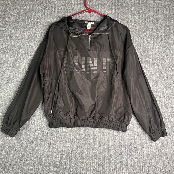 Forever 21 Jackets & Blazers - Forever 21 Womens‎ Activewear Anorak Jacket Windbreaker Size Small Black